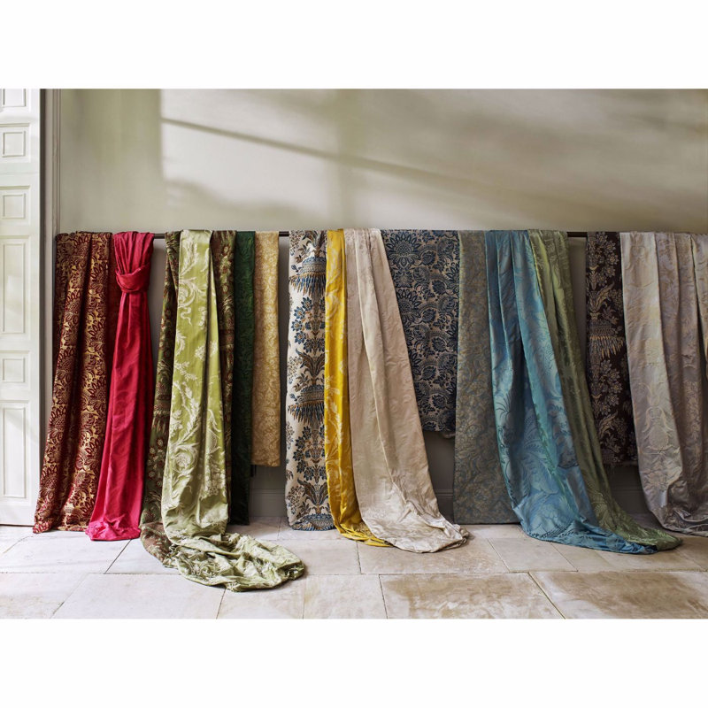 Suffolk Knole Damask Fabric, Gold