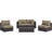 Modway Convene Wicker Rattan 5-Piece Outdoor Patio Furniture Set-479457482