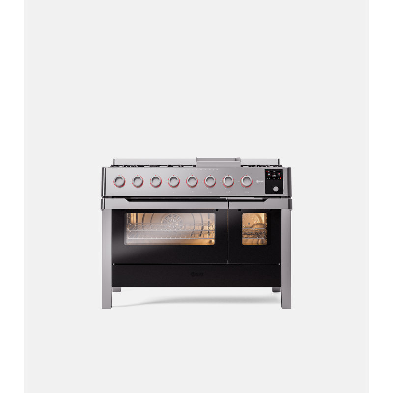 ILVE Panoramagic 48 in Dual Fuel Range, Liquid Propane