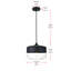 Luminaire suspendu simple à 1 lumière Chamberland-166937583-166937582