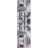 Alban Abstract Shag Charcoal Area Rug-260661447
