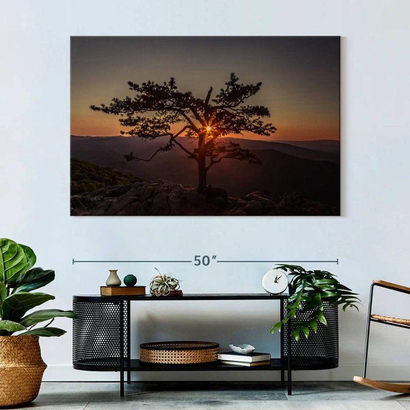 Harnek Blue Ridge Sunset, 34" H x 51" W