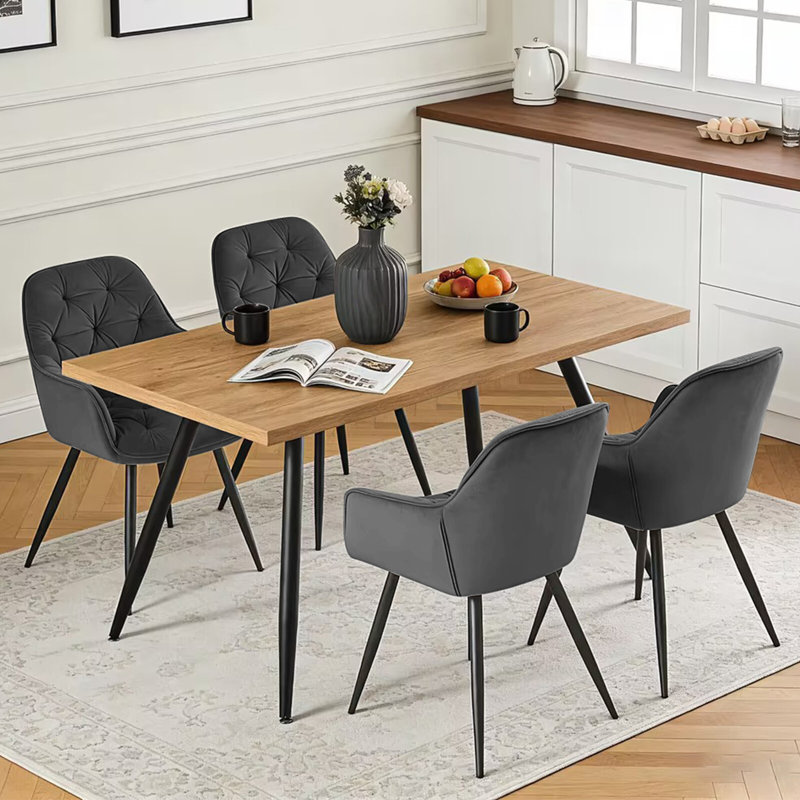 4 - Person Dining Set, Grey