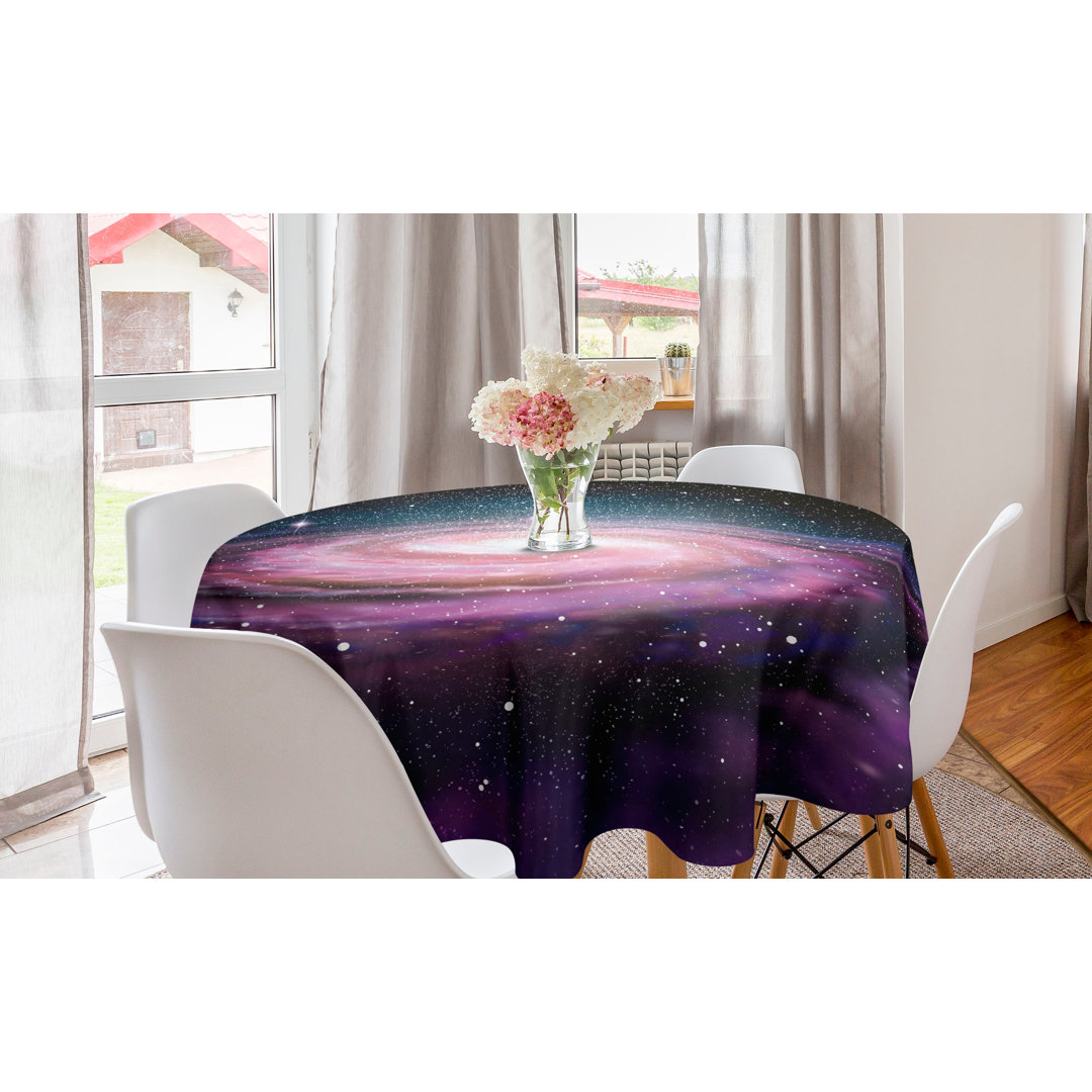 Tischdecke, Galaxy in Outer Space, Mauve Black