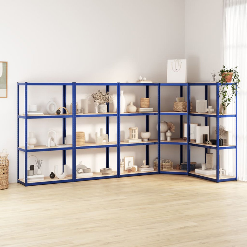 Robbie Steel Shelving Unit, Blue