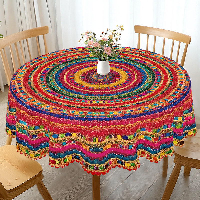 Nappe lavable bohémienne