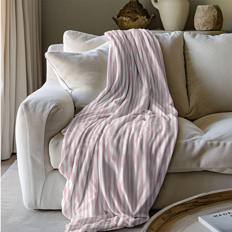 Style cultivé - Couverture en sherpa de qualité supérieure 0120, L 50 po x L 60 po