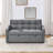 Collinward 53" W Murphy Sofa Bed Loveseat with Adjustable Tufted Back and USB Outlet-276545737-297002990
