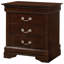 Table de chevet 3 tiroirs, cappuccino-1749092845