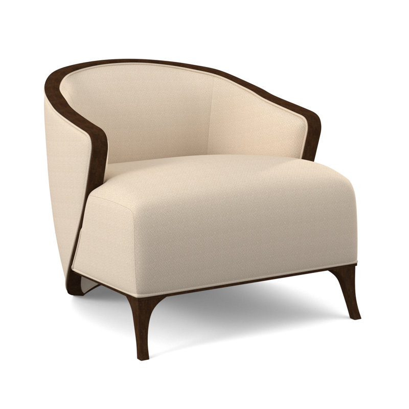 Penegrine Lounge Chair, American Walnut, Filigree Ivory
