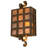Rustic Lodge Steel Wall Light