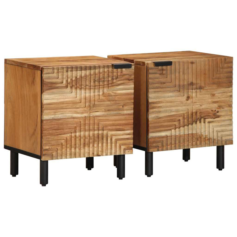 Bedside Cabinets 2 Pcs 40X33x46 Cm