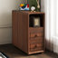 Table de bout avec tiroirs, table de coin avec tablettes ouvertes, grande table d'appoint pour chambre à coucher et coin (date prévue de livraison: 2025/4/16)