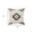 Cream Beige Classic Ikat Pattern Throw Pillow