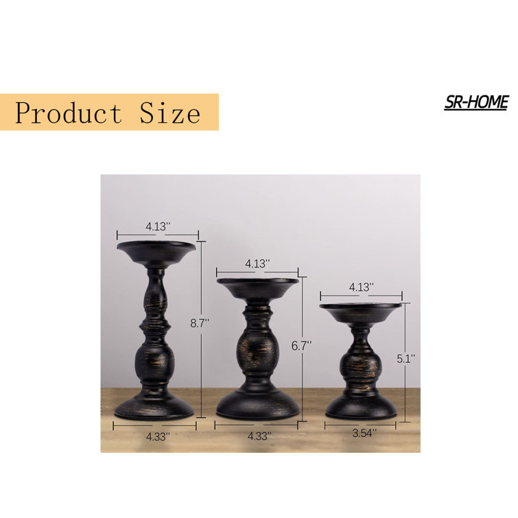 SR-HOME Metal Candlestick