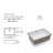 Ceramic Rectangular Undermount Bathroom Sink With Overflow