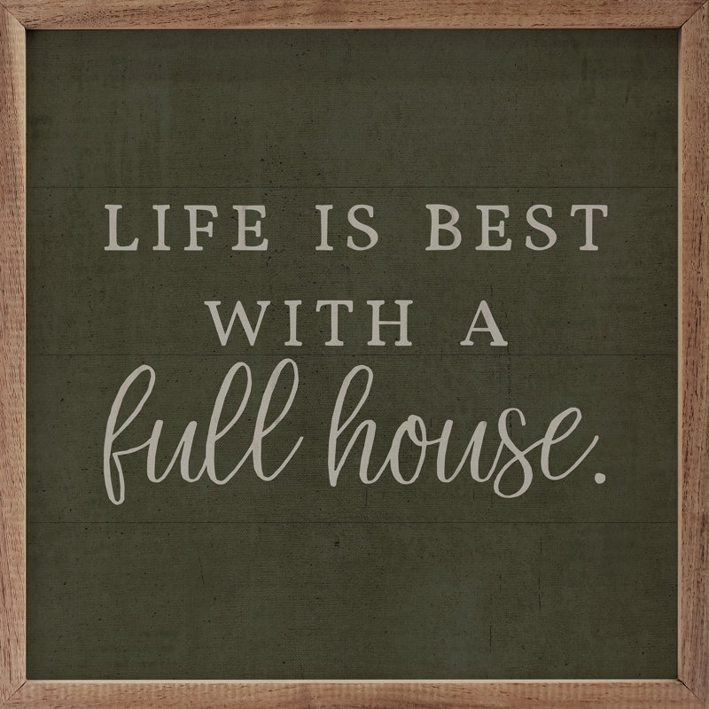 Full House, 4" H x 4" W, Green