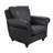 Stephie 46" Genuine Leather Rolled Arm Club Chair-20120192