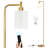 Floor Lamps For Living Room - Industrial Standing Lamp With Glass Shade, Modern Floor Lamp With Led Bulbs-1033959352-1033959351