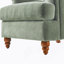Fauteuil en tissu sauge-942939560