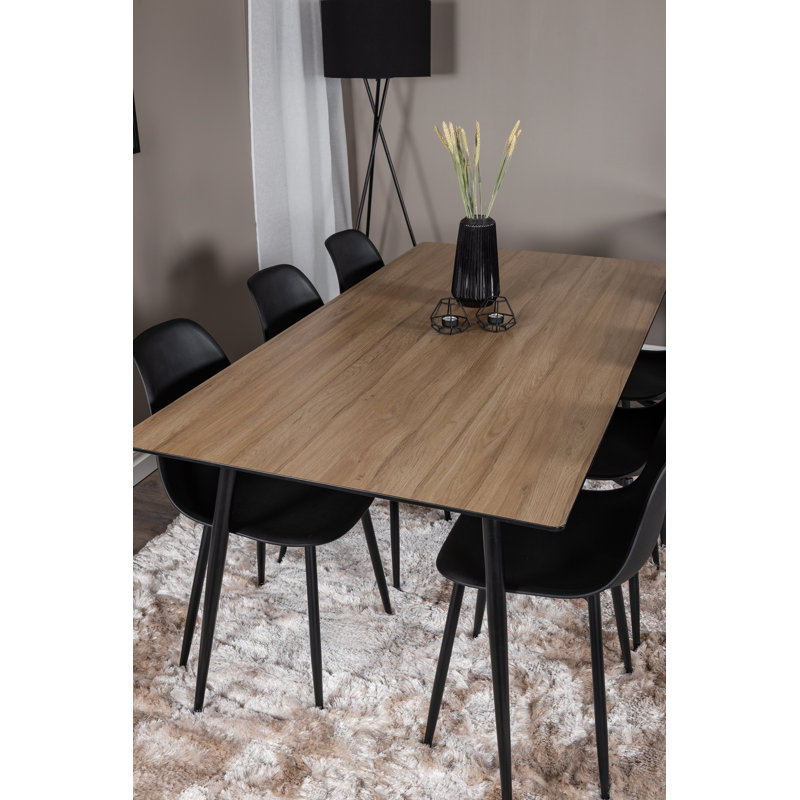 Alvarado 6 - Person Dining Set, Beige