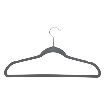 Ensemble de 100 cintres de costume en velours noir Simplifier
