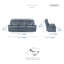 Ensemble de salon 2 pièces Hwang-803856348