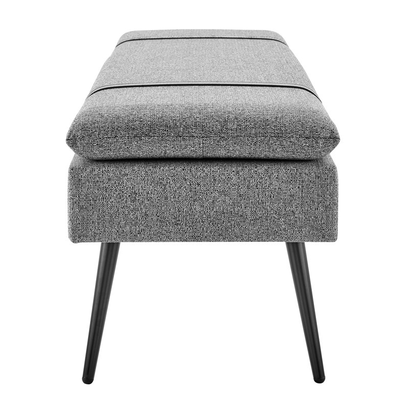 Amilya Polyester Upholstered Bench