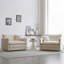 Ensemble de chaises avec accoudoirs rembourrés Chenille-417042983