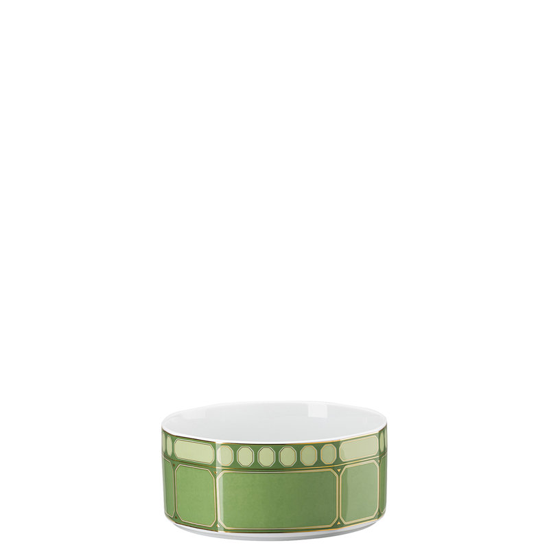 Swarovski Signum - Cereal Bowl  5 1/2 In 20 Oz  Fern Green, Green