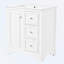Meuble-lavabo avec lavabo, 3 tiroirs, tablettes réglables-105587675