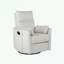 Fauteuil inclinable pivotant avec deux coussins amovibles-1821559451