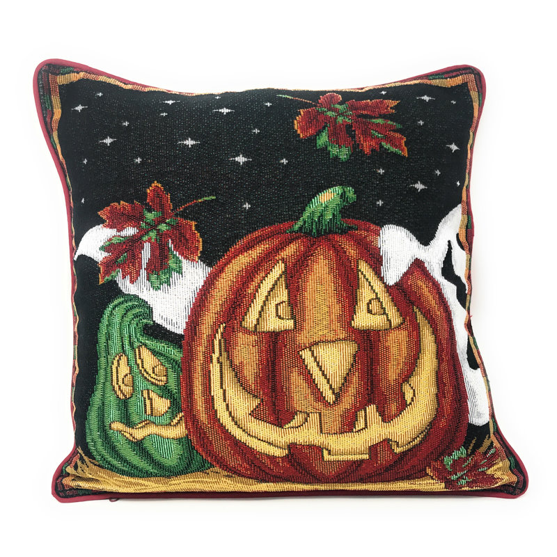  Halloween Pumpkins Throw Pillow
