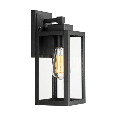 Outdoor Lights Fixtures Wall Mount, Exterior Waterproof Wall Lanterns Black(1 Pack)