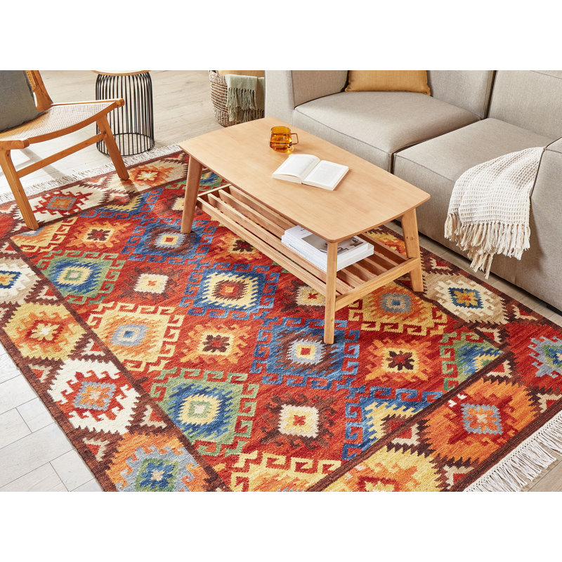 Stuttgart Southwestern Wool Hand Woven Area Rug, Rectangle 160 x 230cm