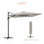 Sedanur 137.7'' x 107.9'' Rectangular Lighted Cantilever Umbrella-213595598