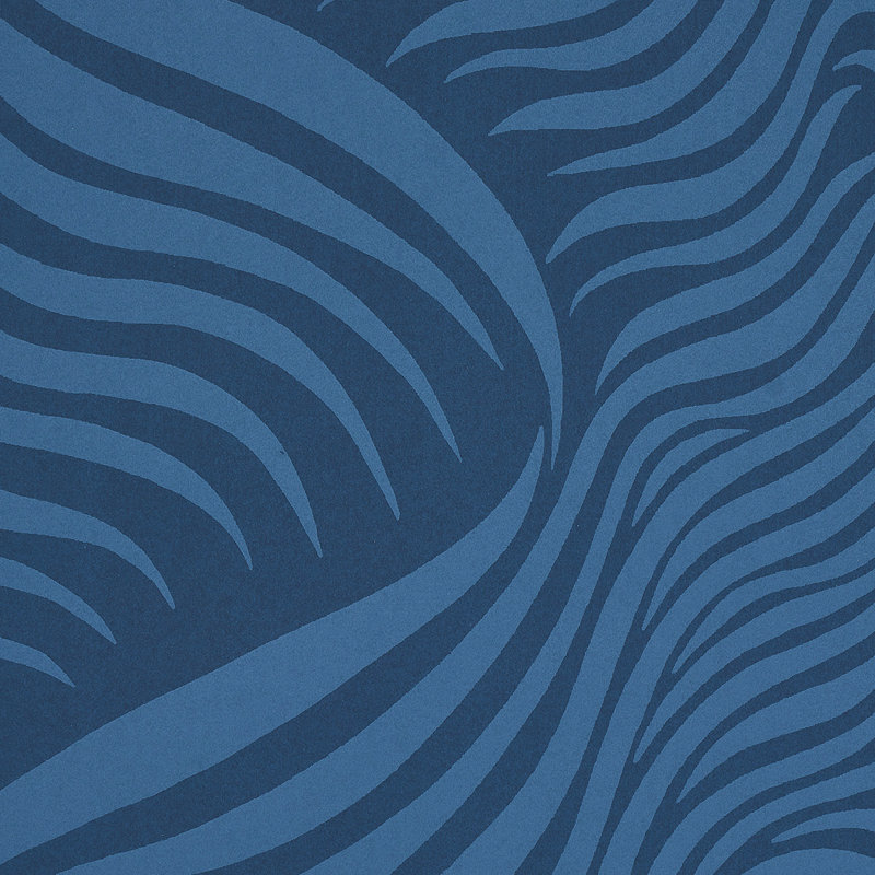 Sauvage Wallpaper, Navy