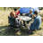 Latitude Run® Enamel Camping Tableware Set-24 Pieces-White with Blue Specs