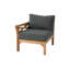 Kendrica Outdoor Teak One Arm Lounge Chair-2060398660