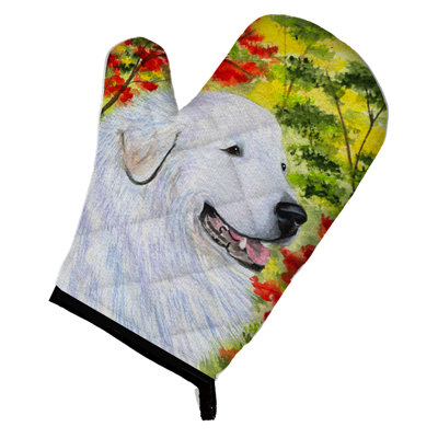 Caroline's Treasures Great Pyrenees Polyester Oven Mitt