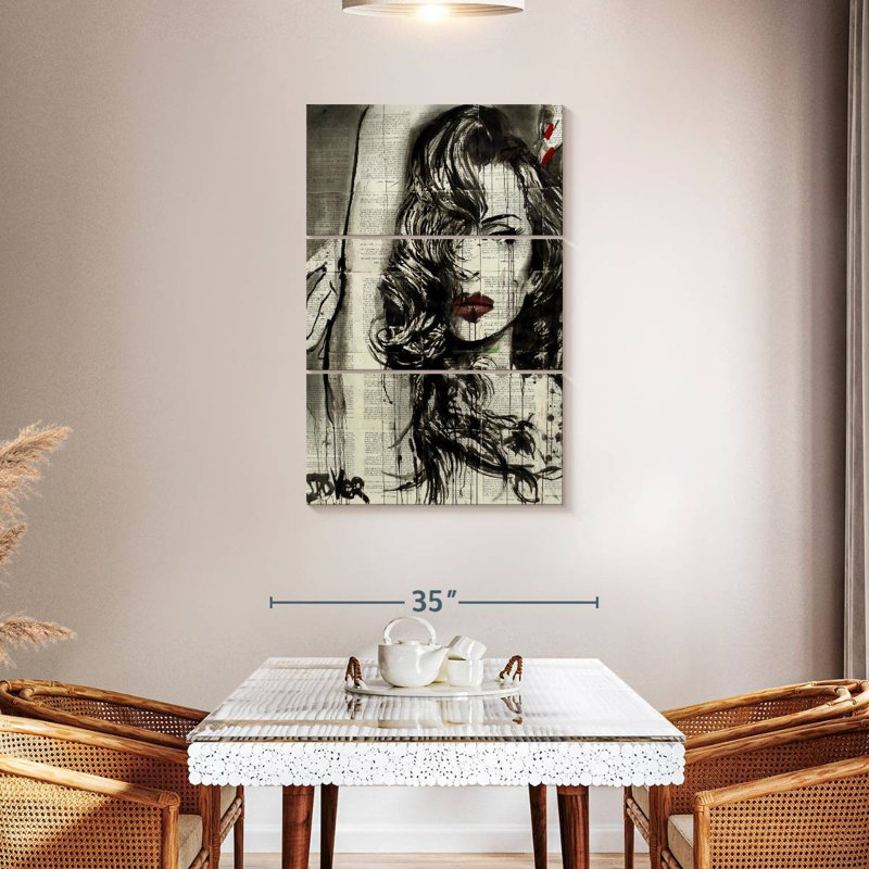 Leisha LeBron James, 45" H x 28" W