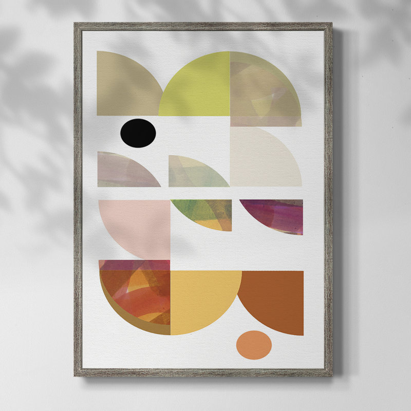 Dorset Shapes III Framed Print - Solid Wood, 11" H x 9" W