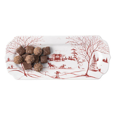 Country Estate Winter Frolic 15" Hostess Tray