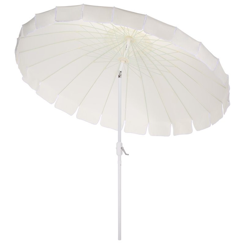 Parasol à manivelle 9 pi Panza, Ivoire ivoire