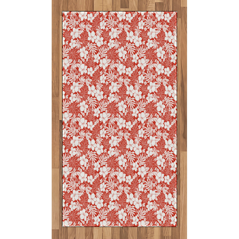 Luau High Density Long Fiber Poly Threads Decorative Area Rug Carpet, Rectangle 2'7" x 5'