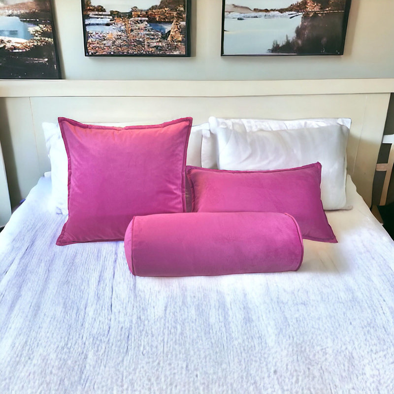 Housse de coussin carrée, Carré 24 po, Noir