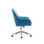 Chaise de bureau en tissu avec roulettes et pieds inclus Dahmen-2036007337