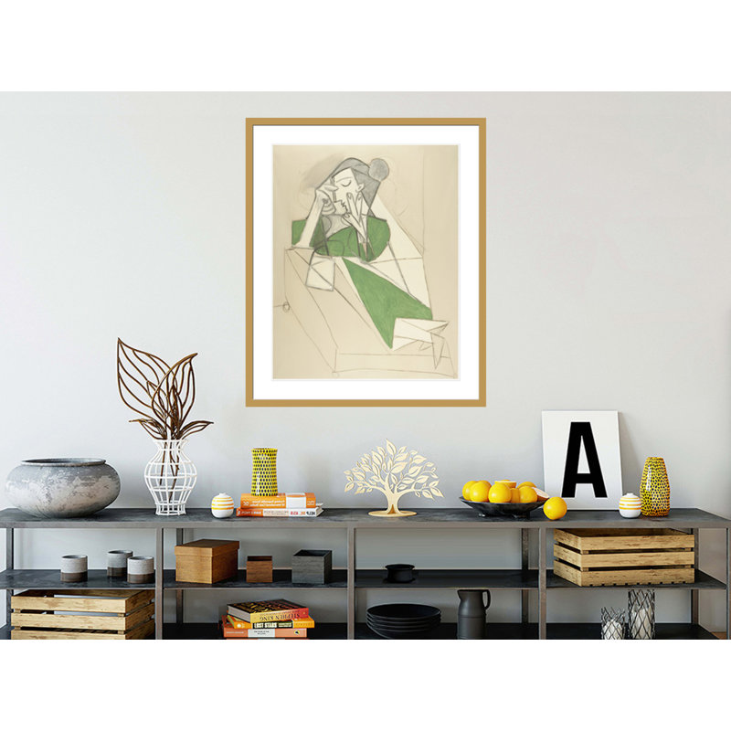Pablo Picasso - estampe numérique encadrée, H 40,35 po x l 33,5 po