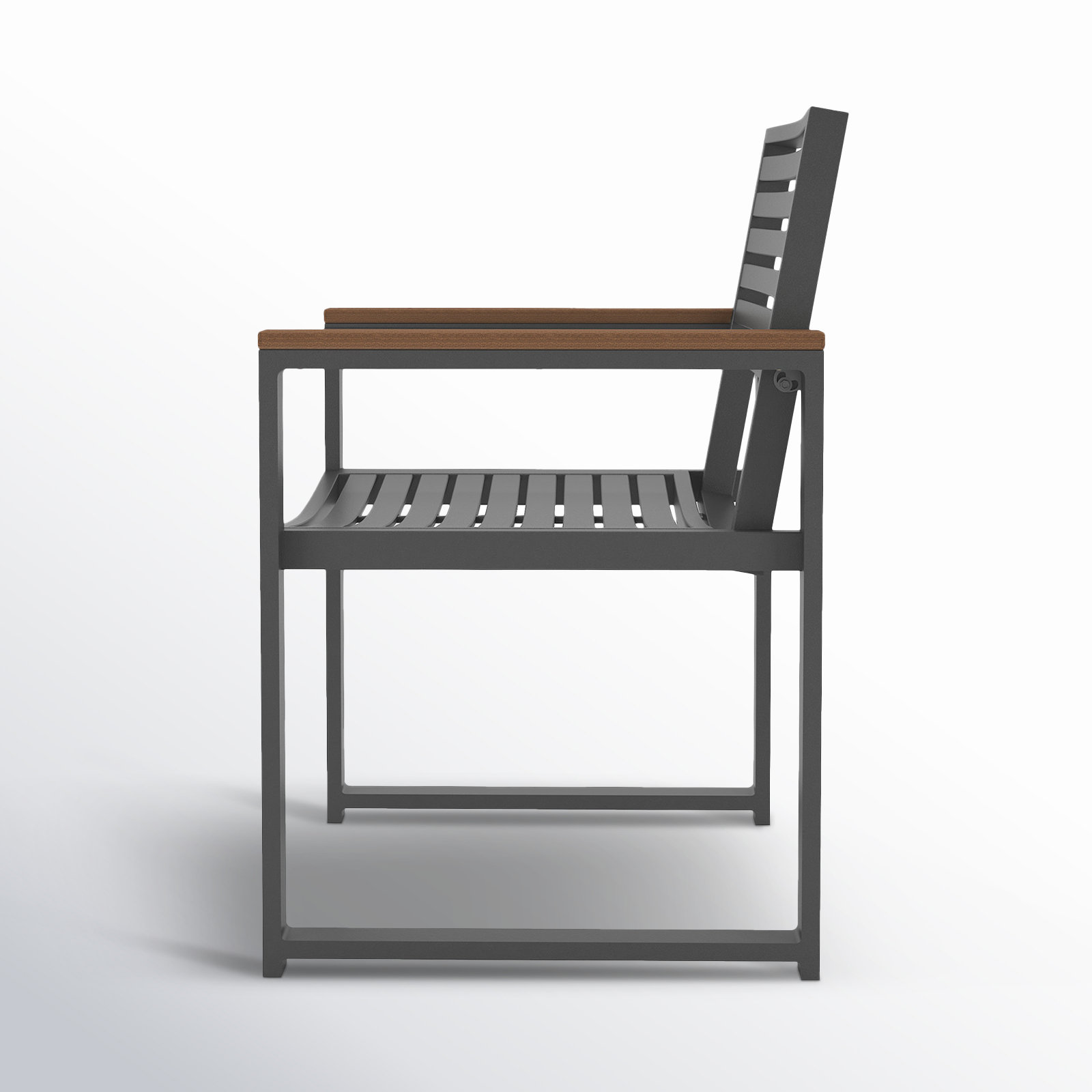 Townsend Outdoor Patio Dining Armchair, Brown