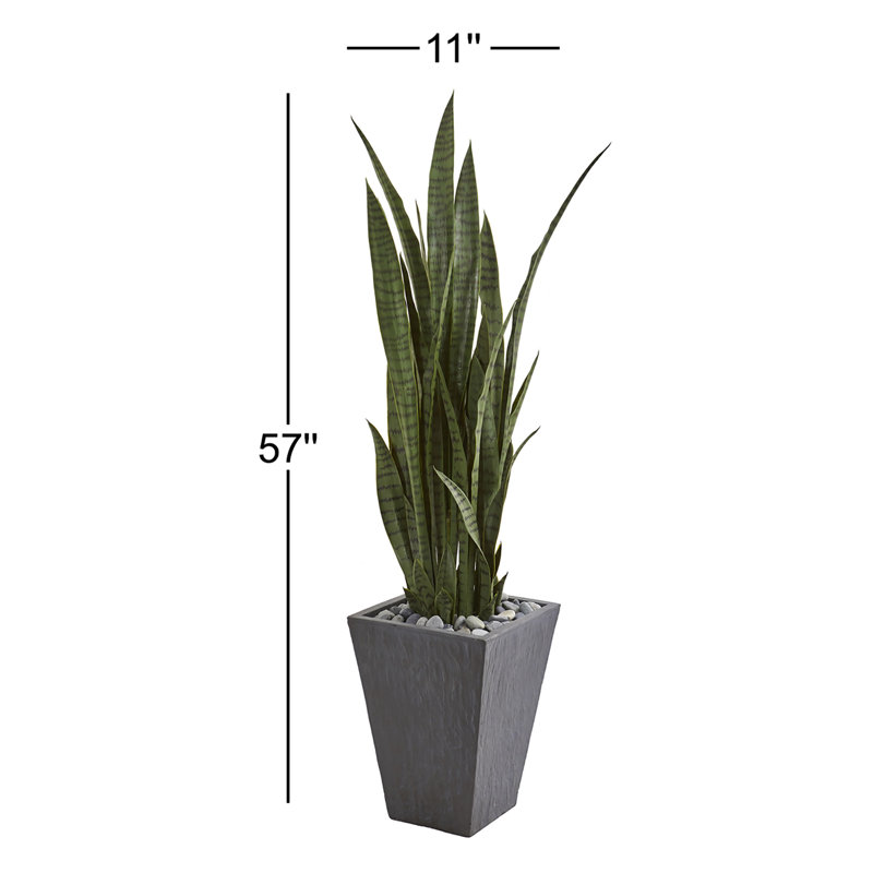 57 po plante artificielle en pot